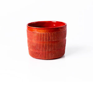 bicchiere in ceramica snack bowl rosso